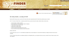 Desktop Screenshot of fictionfinder.com
