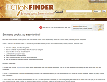 Tablet Screenshot of fictionfinder.com